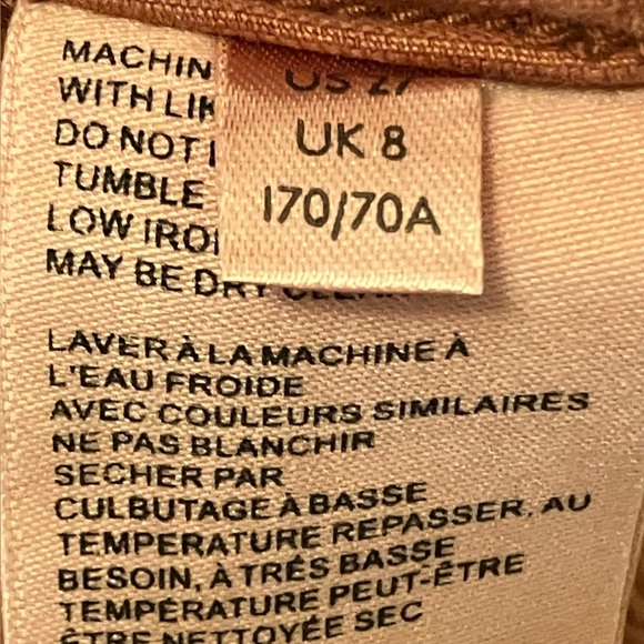 ANTHROPOLOGIE-Pilcro, size 27, muted rose color, corduroy, excellent condition! - Picture 12 of 16